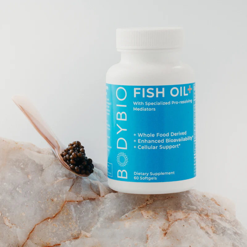 BodyBio Fish Oil+ 60 softgels