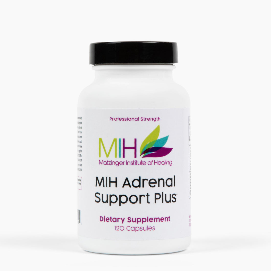 MIH Adrenal Support Plus Dietary Supplement with Adaptogens 120 capsules (60 servings)
