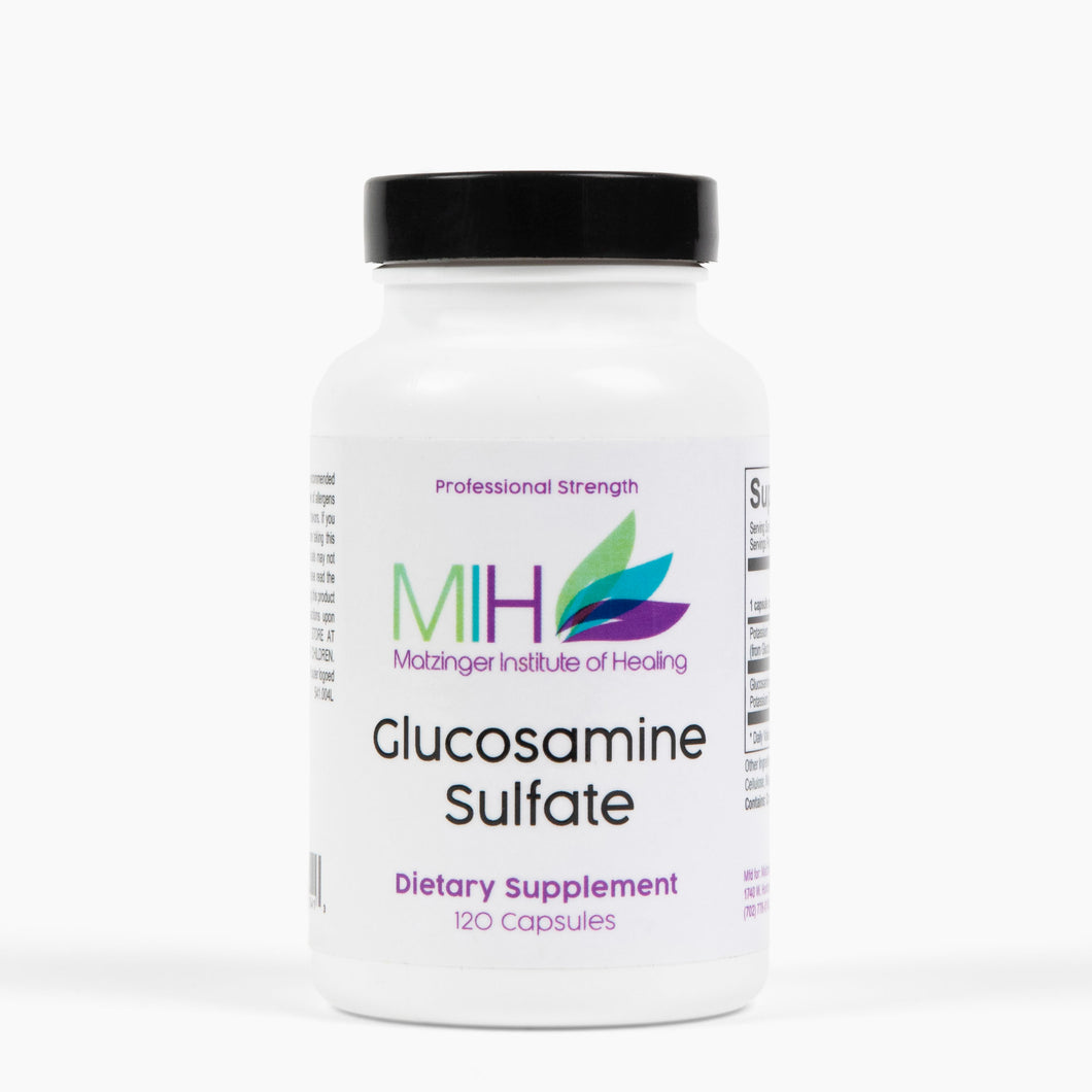 MIH Glucosamine Sulfate 750 mg Dietary Supplement 120 capsules