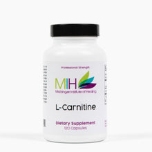 Load image into Gallery viewer, MIH L-Carnitine Amino Acid Dietary Supplement 500 mg 120 capsules

