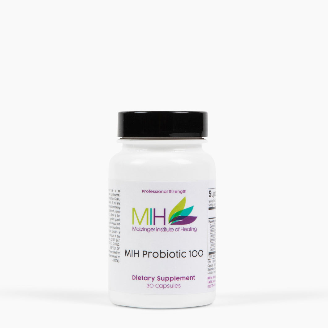 MIH Probiotic 100 Dietary Supplement 30 capsules